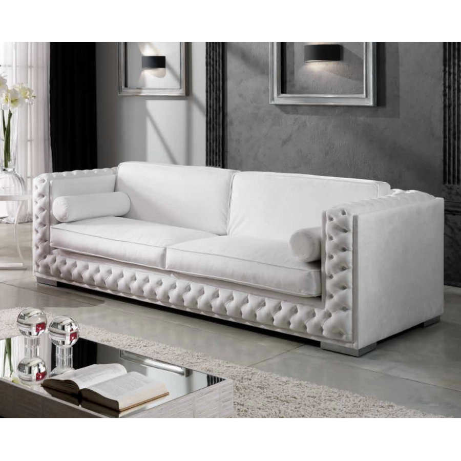 Włoska Sofa tapicerowana ELITE 3 osobowa 240cm cat. M