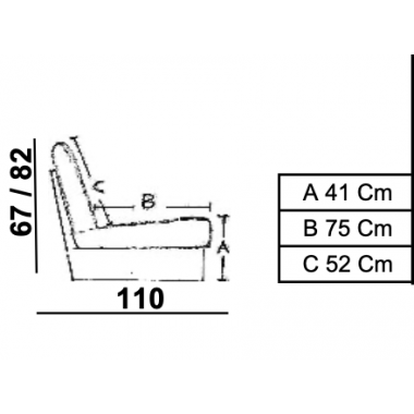 Włoska Sofa tapicerowana TESLA 3 osobowa 290cm cat. B