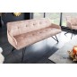 Invicta Sofa do siedzenia EUPHORIA aksamit greige 160cm / 43126