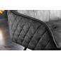 Invicta Sofa do siedzenia EUPHORIA aksamit ciemnoszary 160cm / 43127