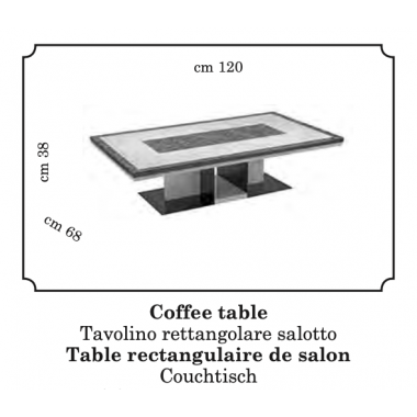 POESIA Włoski stolik kawowy 120cm / Adora