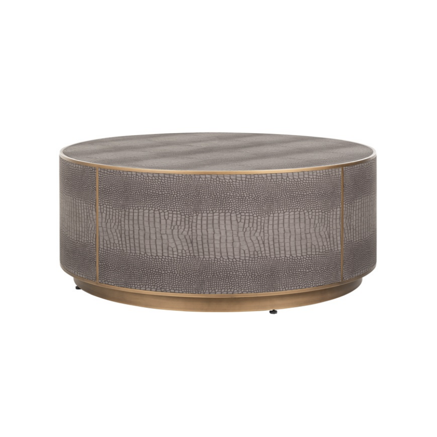 Stolik kawowy CLASSIO Brushed Gold Ø 100cm / 7532