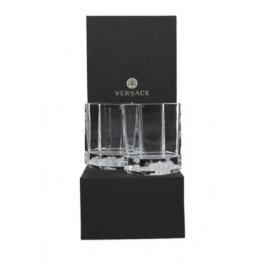 Zestaw 2 szklanek do whisky Versace Crystal Lumiere