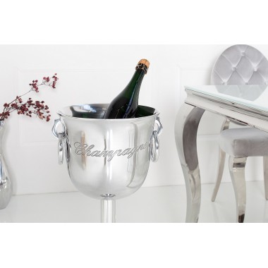 Chłodziarka do szampana CHAMPAGNE  75cm srebrny / 38068