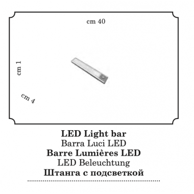 LUCE LIGHT Włoska Szafa 2 drzwiowa z przeźroczystym lustrem i wstawką z onyksu 268cm / Adora