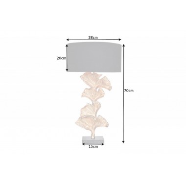 Invicta Lampa stołowa GINKGO złota 70cm / 41694