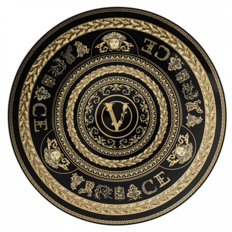 Rosenthal Podtalerz Versace Virtus Gala Black 33cm