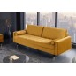 Invicta Sofa COZY VELVET musztardowo-żółty aksamit 220cm / 41072