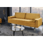 Invicta Sofa COZY VELVET musztardowo-żółty aksamit 220cm / 41072