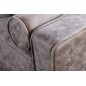 Invicta Sofa COZY VELVET antyczny szary mikrofibra 220cm / 42139