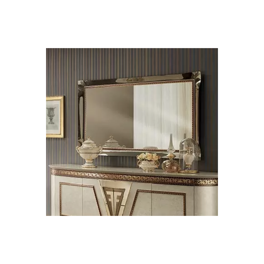 FANTASIA Włoskie Lustro szklane dużej w błyszczącej ramie 170 x 105cm / ArredoClassic FANTASIA Włoskie Lustro szklane dużej w błyszczącej ramie 170 x 105cm / ArredoClassic