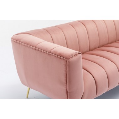 Invicta Sofa NOBLESSE altrosa gold aksamit 225cm / 43264