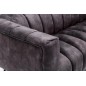 Invicta Sofa NOBLESSE szary aksamit 225cm / 41248