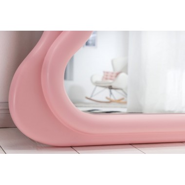 Invicta Lustro ścienne CURVY różowe 160cm / 43162