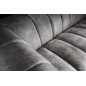 Invicta Sofa NOBLESSE szary aksamit 225cm / 41248