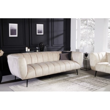 Invicta Sofa NOBLESSE szampański aksamit 225cm / 43266