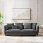 Invicta Sofa tapicerowana COCOONIG Bouclé szary 225cm / 43440