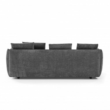 Invicta Sofa tapicerowana COCOONIG Bouclé szary 225cm / 43440