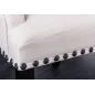Invicta Krzesło Castle tkanina strukturalna beż 46cm / 43215