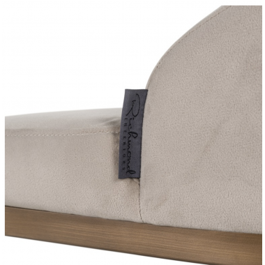 Krzesło barowe BOLTON khaki velvet 48cm / S4580 FR KHAKI VELVET