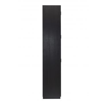 Witryna OAKURA 2 drzwiowa czarna 120cm / 651black