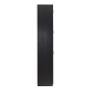 Witryna OAKURA 2 drzwiowa czarna 120cm / 6512 BLACK