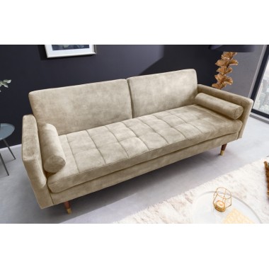 Invicta Sofa COUTURE szampański aksamit 195cm / 43519