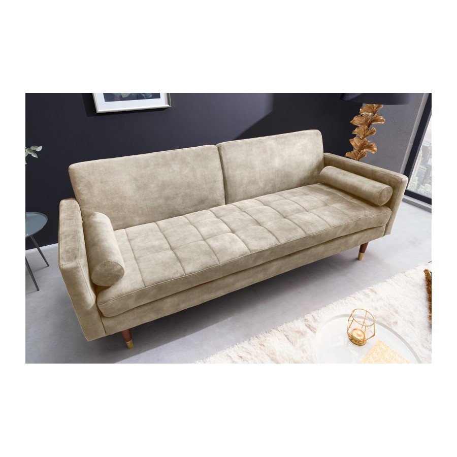 Invicta Sofa COUTURE szampański aksamit 195cm / 43519