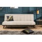 Invicta Sofa PETIT BEAUTE rozkładana szampański aksamit 180cm / 43522