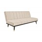 Invicta Sofa PETIT BEAUTE rozkładana szampański aksamit 180cm / 43522