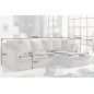 Invicta HEAVEN Sofa narożna aksamit taupe 255cm / 40674