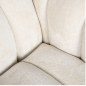 BEAUDY Sofa white chenille ognioodporny 230cm / S5141 FR