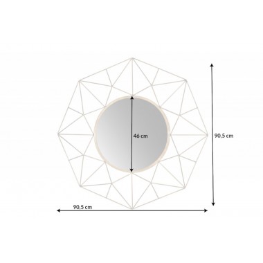 Invicta Lustro ścienne DIAMOND 90cm / 43066