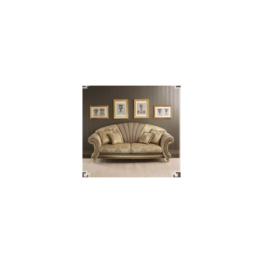 FANTASIA Włoska sofa tapicerowana 2 osobowa kat. B 194 x 86cm / Arredoclassic