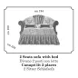 FANTASIA Włoska sofa rozkładana 2 osobowa kat. E 194 x 86cm / ArredoClassic FANTASIA Włoska sofa rozkładana 2 osobowa kat. E 194 x 86cm / ArredoClassic