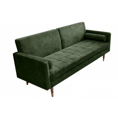 Invicta Sofa COUTURE ciemnozielony microvelours 195cm / 42493