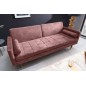 Invicta Sofa COUTURE altrosa microvelours 195cm / 42495