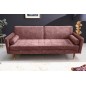 Invicta Sofa COUTURE altrosa microvelours 195cm / 42495