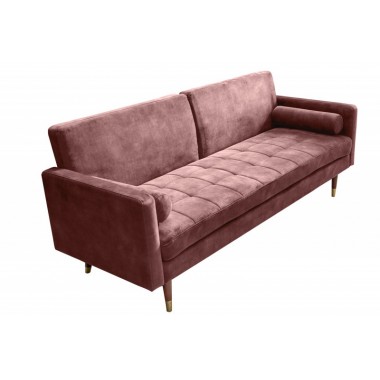 Invicta Sofa COUTURE altrosa microvelours 195cm / 42495