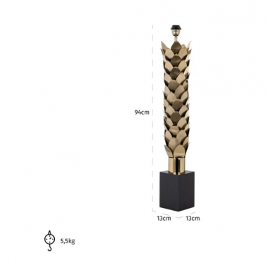 JAMERO Lampa stołowa złota 13cm / LB-0117