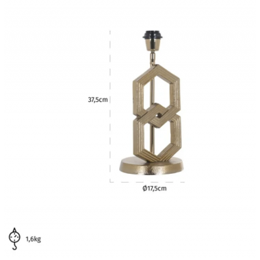 LOTUS Lampa stołowa złota 17.5cm / LB-0133