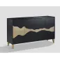 Livin Hill STILIG Komoda czarny MDF 150cm / ST374