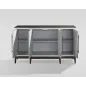 Livin Hill STILIG Komoda szara z intarsją 3D 152cm /  ST504