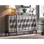 Livin Hill STILIG Komoda szara z intarsją 3D 152cm /  ST504