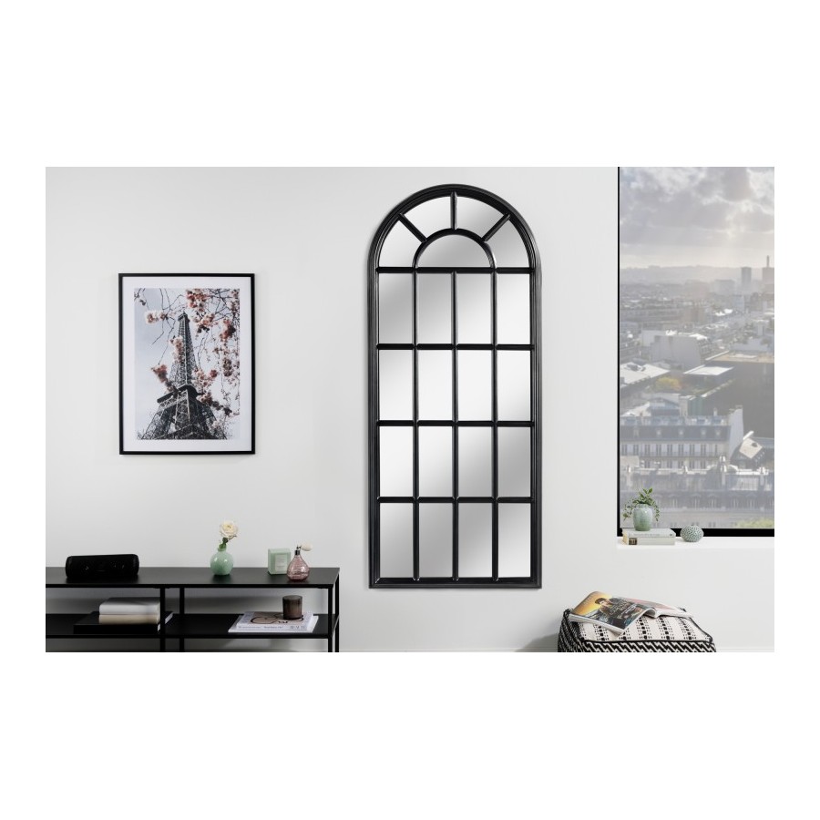 Invicta Lustro ścienne Castillo czarne 140cm / 43631