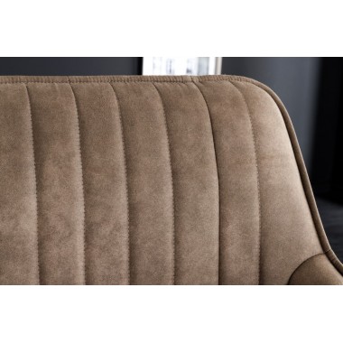 Invicta Ławka TURIN taupe mikrofibra 160cm / 43693