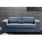 Invicta Sofa LOUNGER niebieski sztruks 220cm / 43757