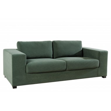 Invicta Sofa LOUNGER zielony sztruks 220cm / 43758