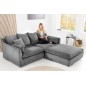 Invicta Sofa HEAVEN 3 osobowa szary sztruks 202cm / 43443