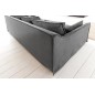 Invicta Sofa HEAVEN 3 osobowa szary sztruks 202cm / 43443